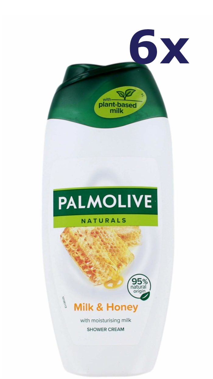 6x Palmolive Douchegel - Honing & Melk 250 ml