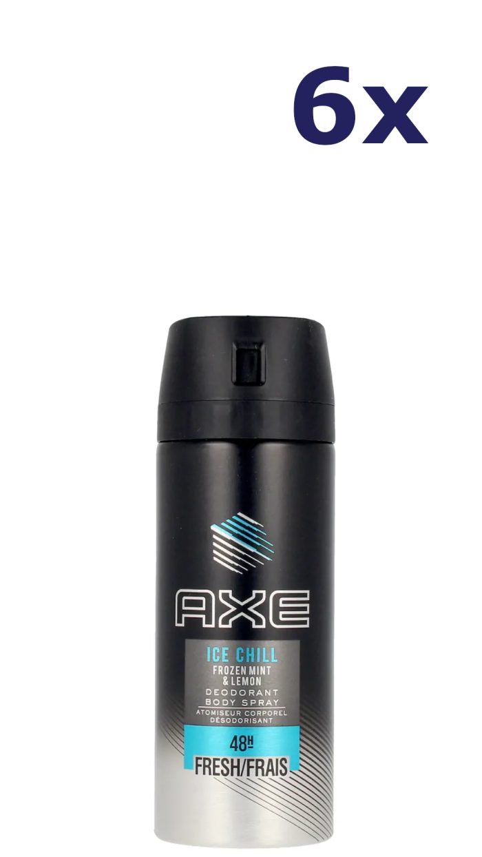 6x Axe Deospray - Ice Chill 150 ml