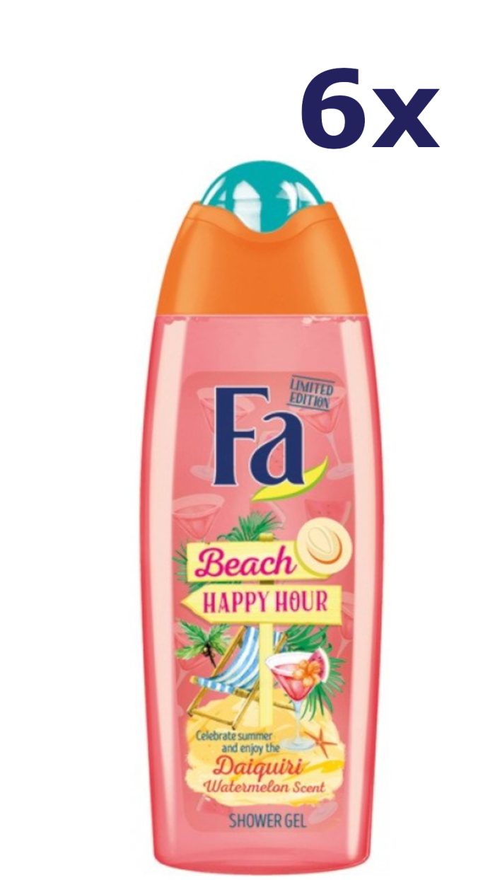 6x Fa Douchegel - Daiquiri & Watermeloen 250 ml