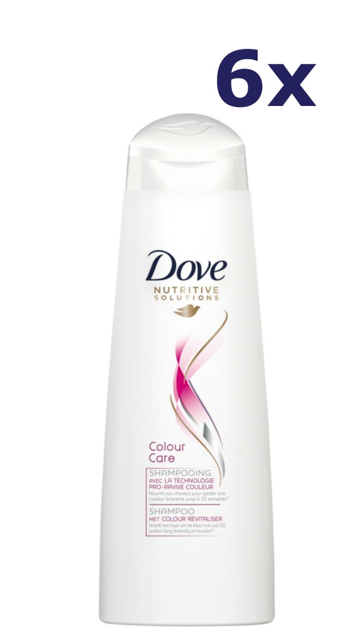 6x Dove Shampoo - Color Care 250 ml