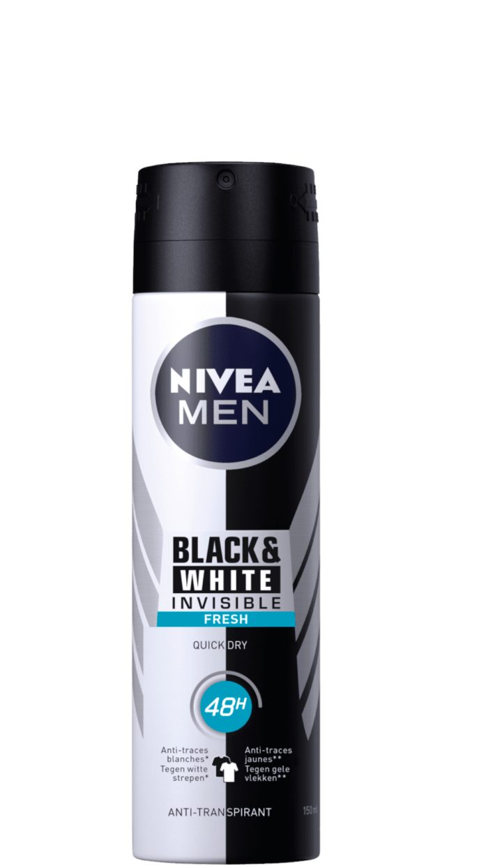 Nivea Deospray Men - Invisible Black & White 150ML