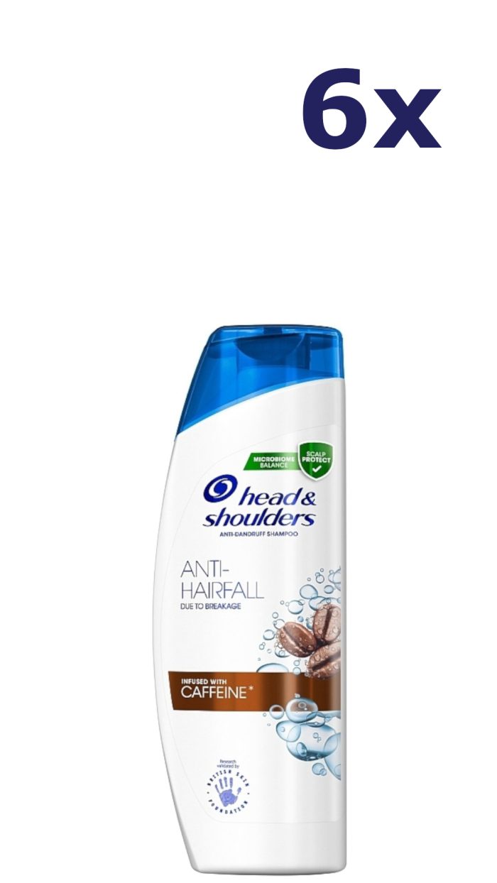 6x Head & Shoulders Shampoo – Anti-Haaruitval 285 ml