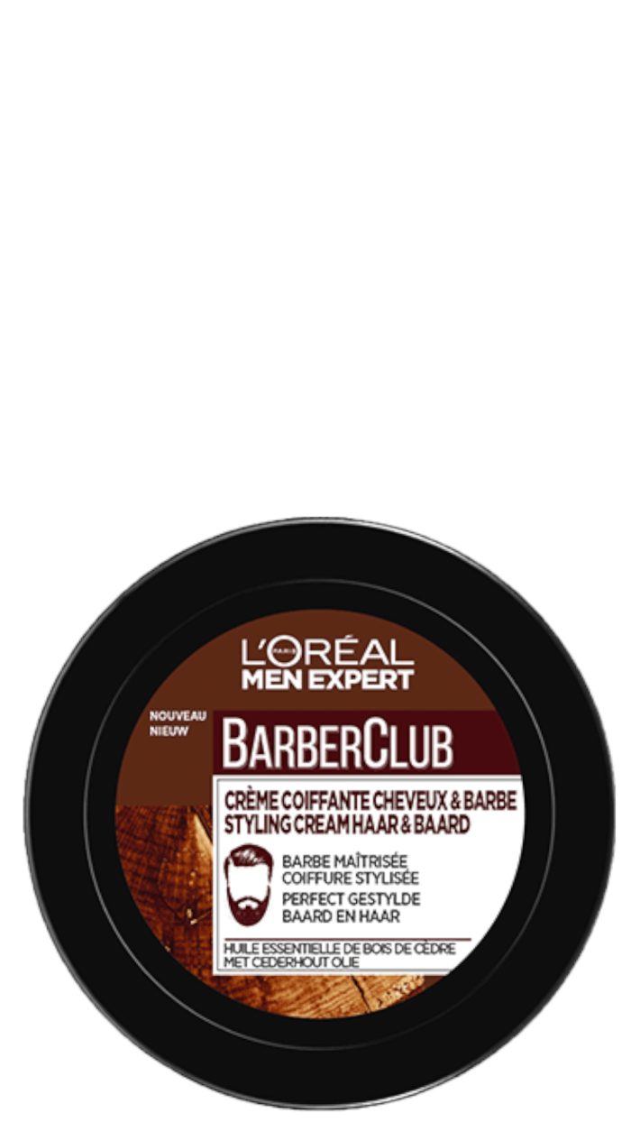 L'Oréal Men Expert Barber Club Styling Creme perfect gestylde baard en haar