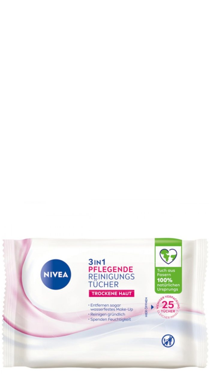 Nivea Visage voedende reinigingsdoekjes 25 stuks 3in1