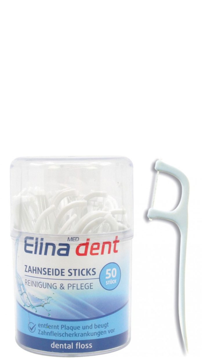 Elina Dent flosser 50stuks in PVC travel box