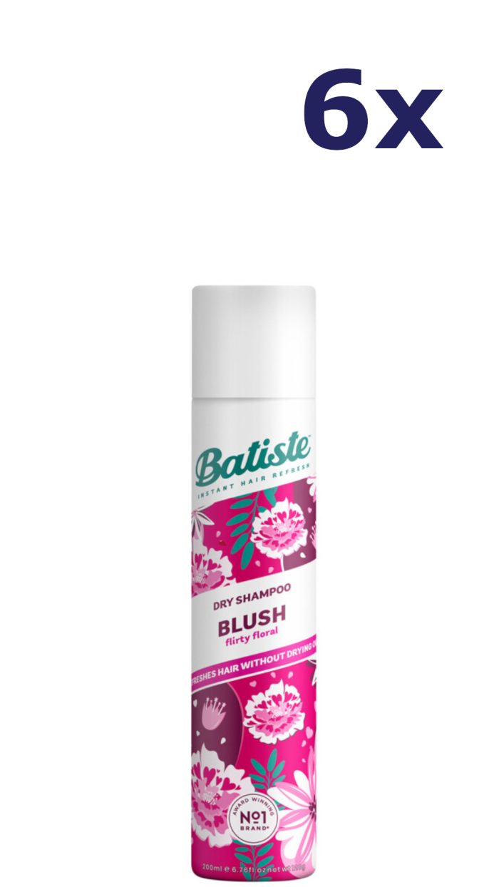 6x Batiste Droogshampoo 200 ml Blush flirty floral