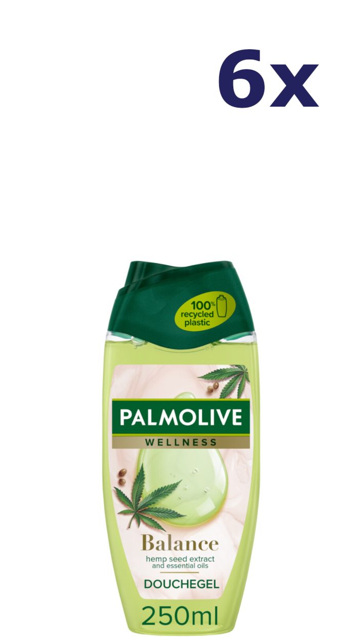 6x Palmolive Douchegel – Wellness Balance 250 ml