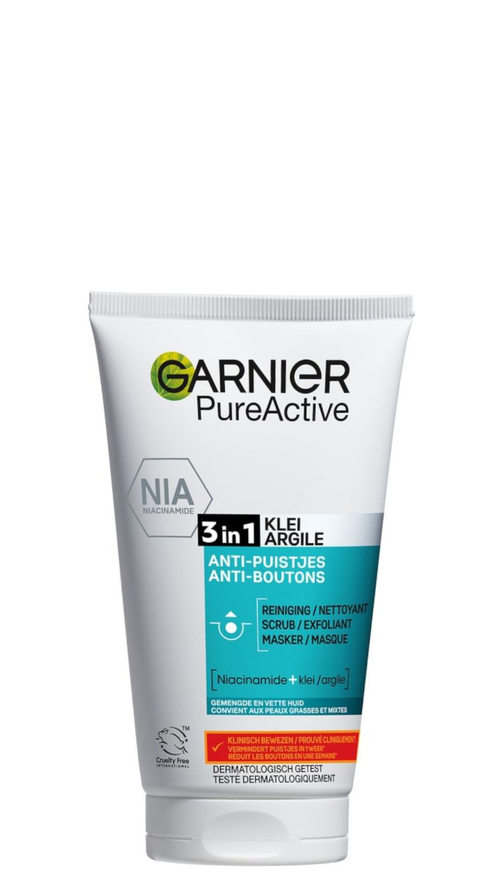 Garnier PureActive 3-in-1 Reiniging Scrub 150 ml