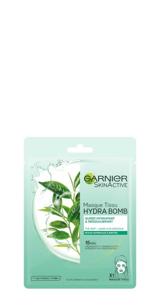 Garnier Hydrabomb Groene Thee Sheet Mask