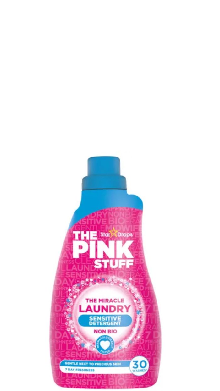 Stardrops Pink Stuff – Laundry Liquid Sensitive Non-bio 960 ml wasmiddel