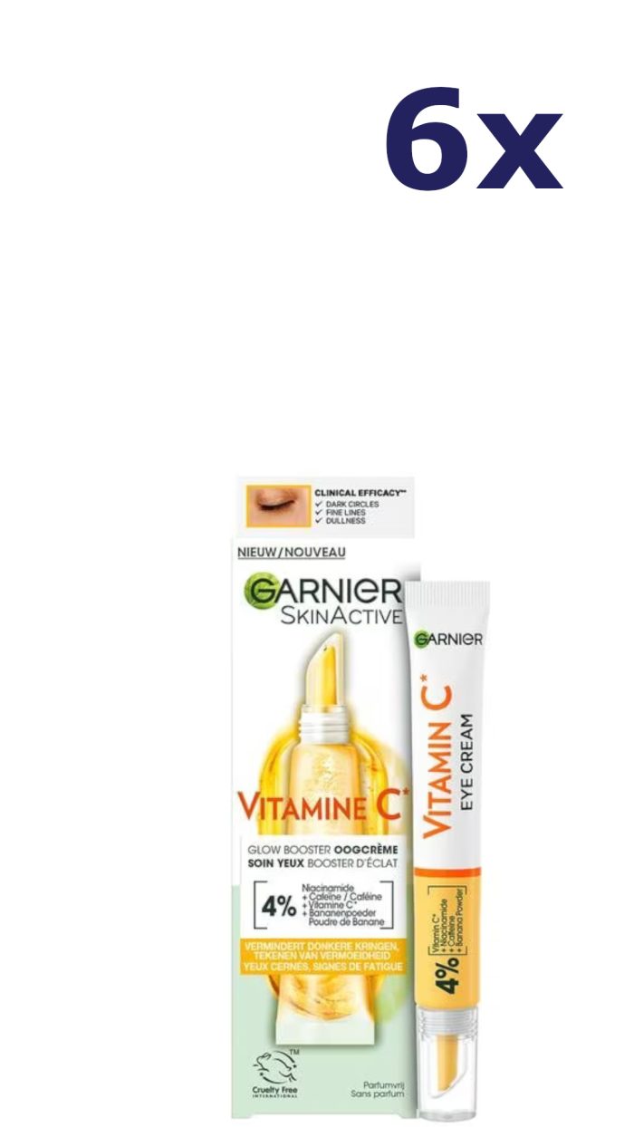 6x Garnier SkinActive Vitamine C Eye Cream