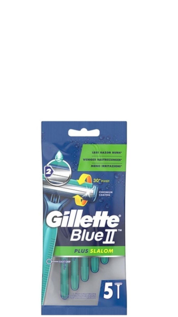 Gillette Wegwerpmesjes Men – Blue2 Plus Slalom 5 stuks