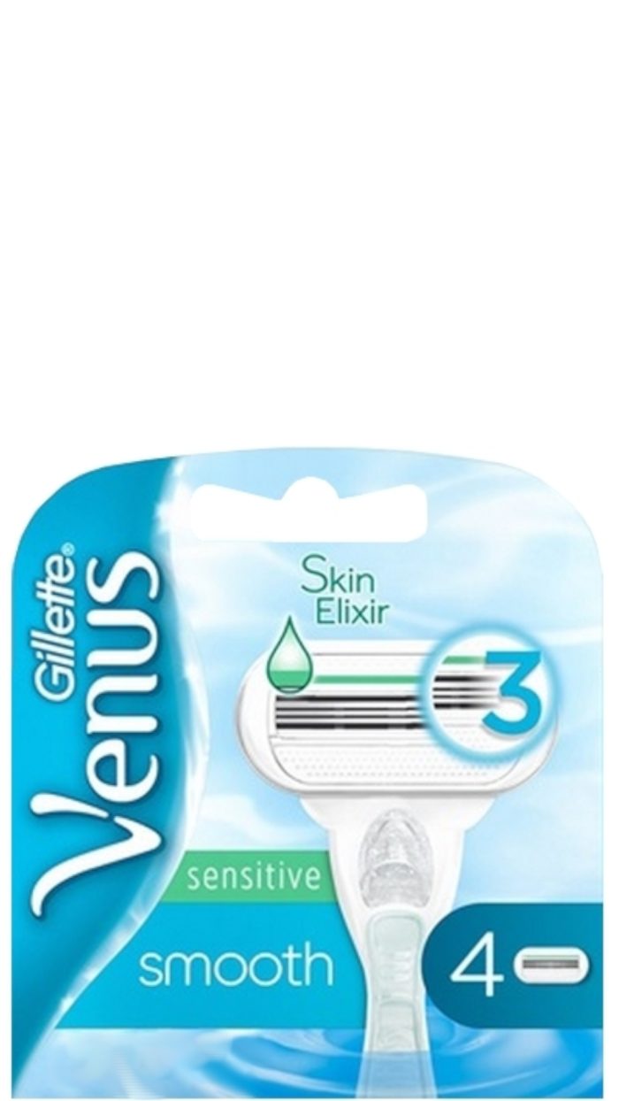 Gillette Venus Smooth Sensitive 4 scheermesjes