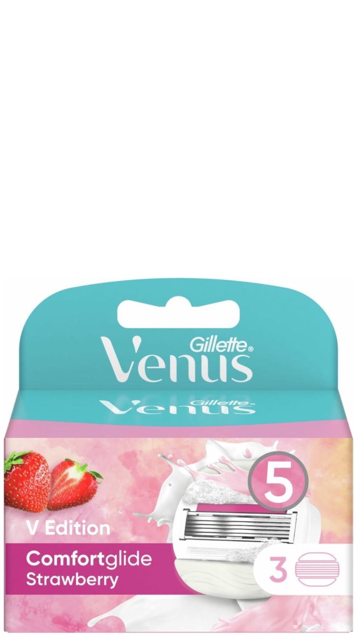 Gillette Venus Comfortglide Strawberry 3 scheermesjes