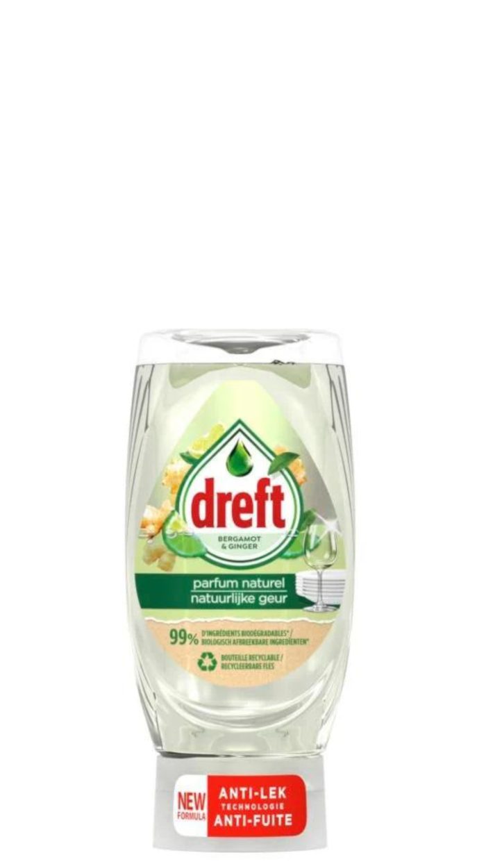 Dreft Naturals Afwasmiddel Bergamot & Ginger 370 ml