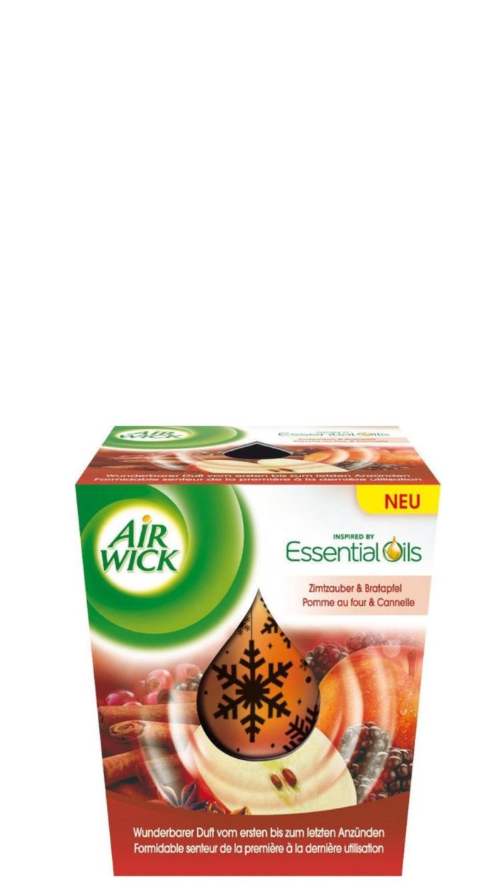 Airwick Geurkaars Essential Oils – Apple & Cinnamon 105gr