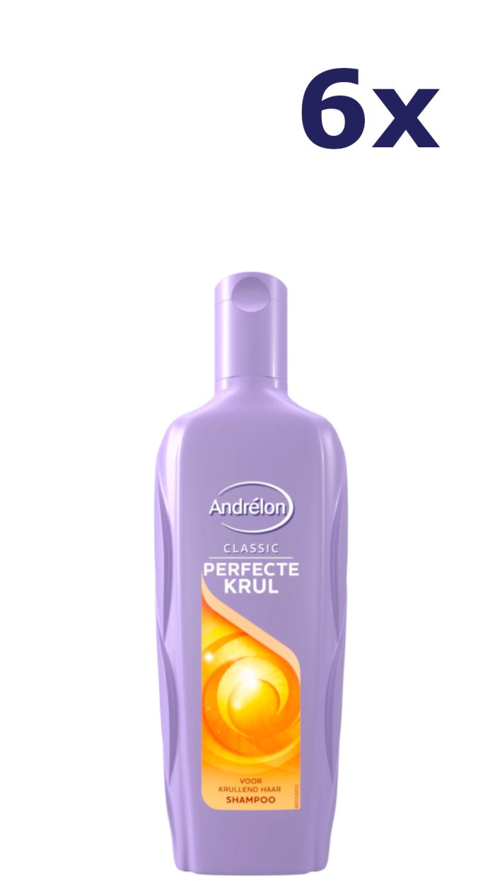 6x Andrelon Shampoo Perfecte Krul XL-formaat 450 ml