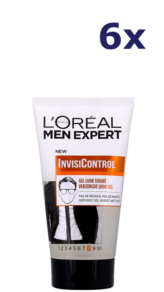 6x L'Oréal Men Expert Barber Club Invisi Control 150ml