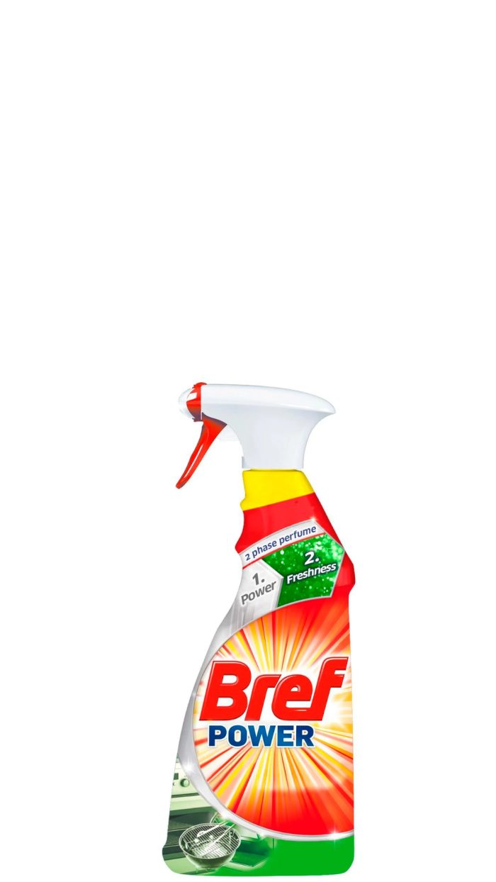 8x Bref Spray 750ml power ontvetter