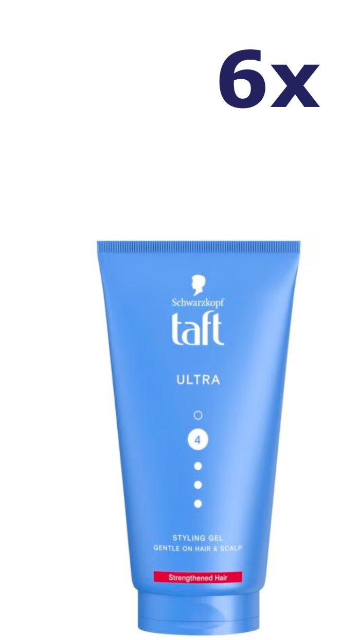 6x Taft Ultra styling gel 150ML