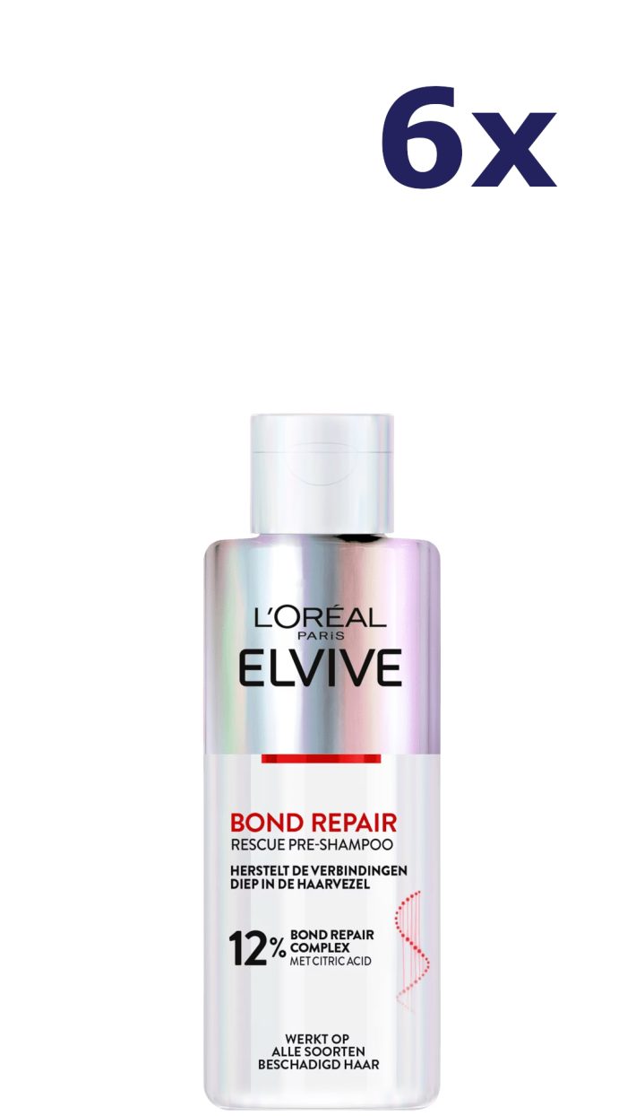 6x L'Oreal Elvive Pre Shampoo 200 ml Pro Bond Repair