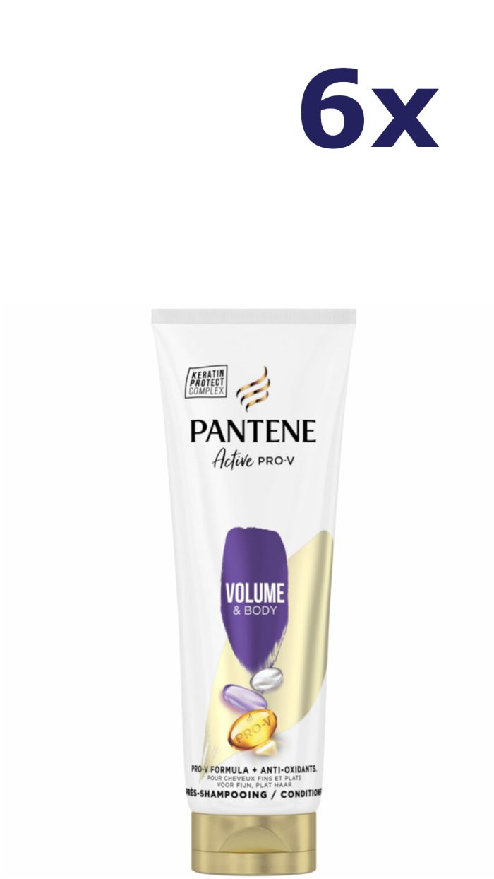 6x Pantene Conditioner - 200ml volume & body