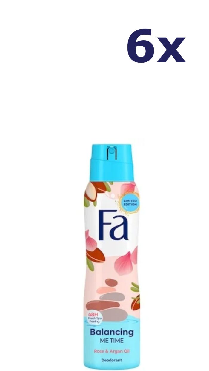 6x Fa Deo spray - 150ml - balancing me time