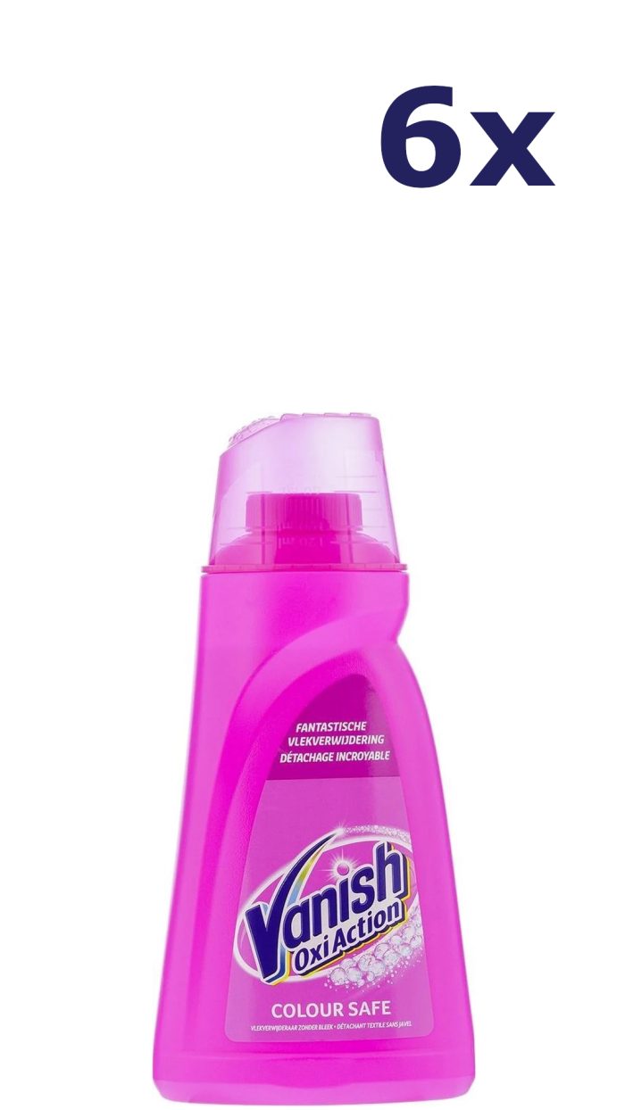 6x Vanish Gel - Oxi Action - 1L - colour safe