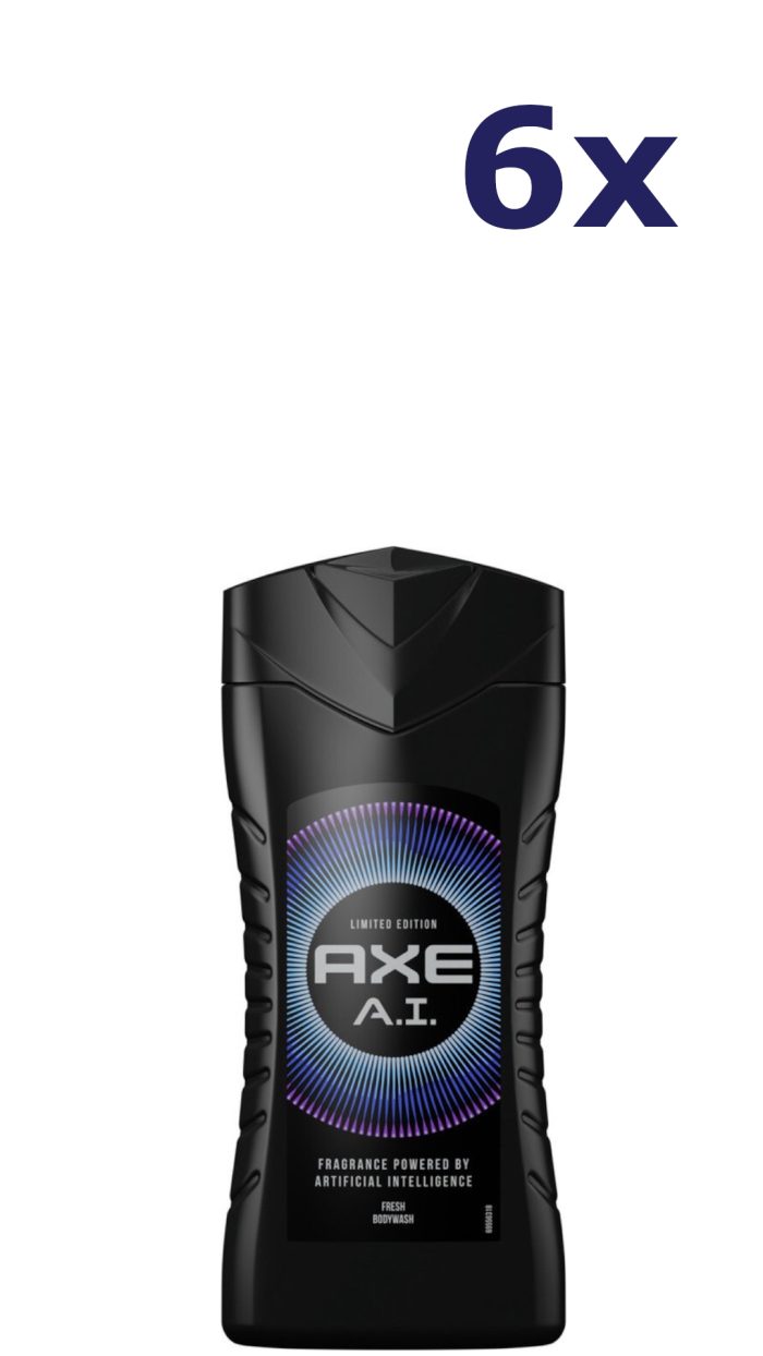 6x Axe Douchegel - 250ml - A.I.