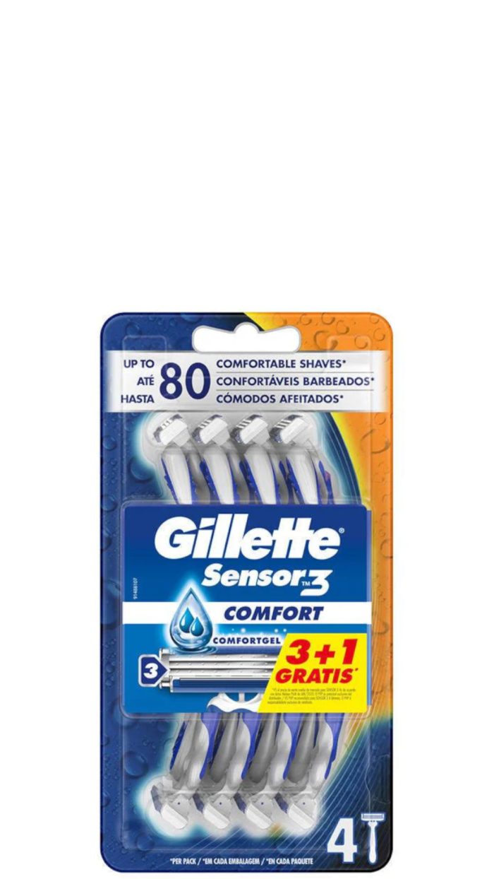 Gillette Sensor3 - wegwerpscheermesjes - comfort 4st