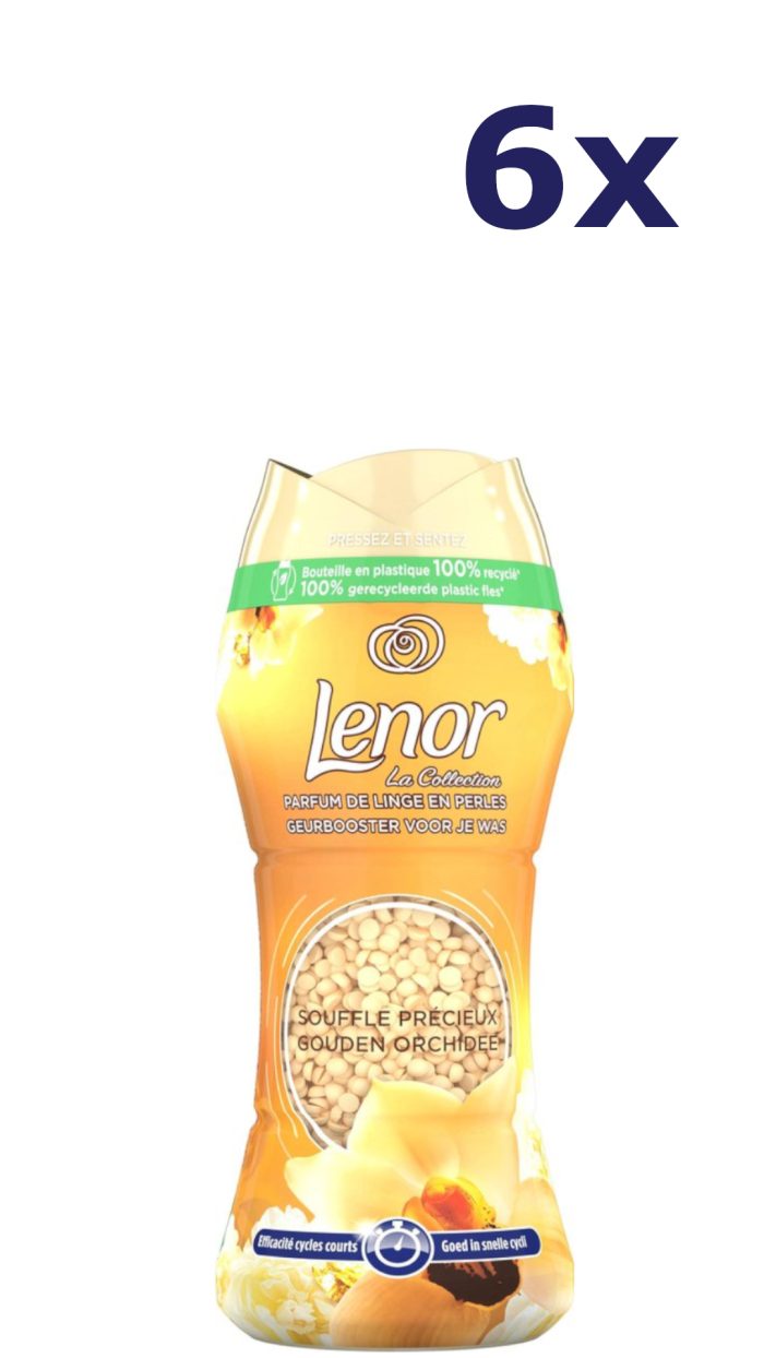 6x Lenor Geurbooster - 22sc300gr - gouden orchidee