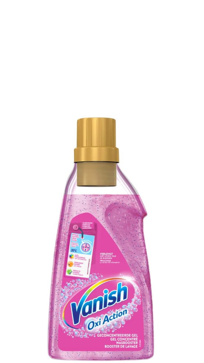 5x Vanish Gel - Oxi Action - 1500ml - wasbooster gel pink