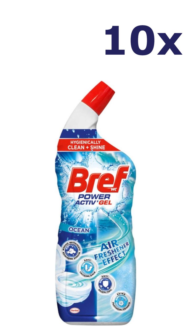 10x Bref Wc gel - 700ml - power activ ocean