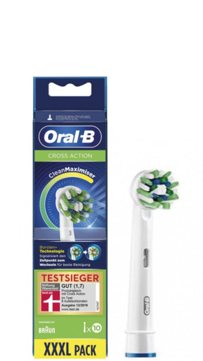 Braun Oral-b Cross Action Cleanmaximizer opzetborstel 10 stuks