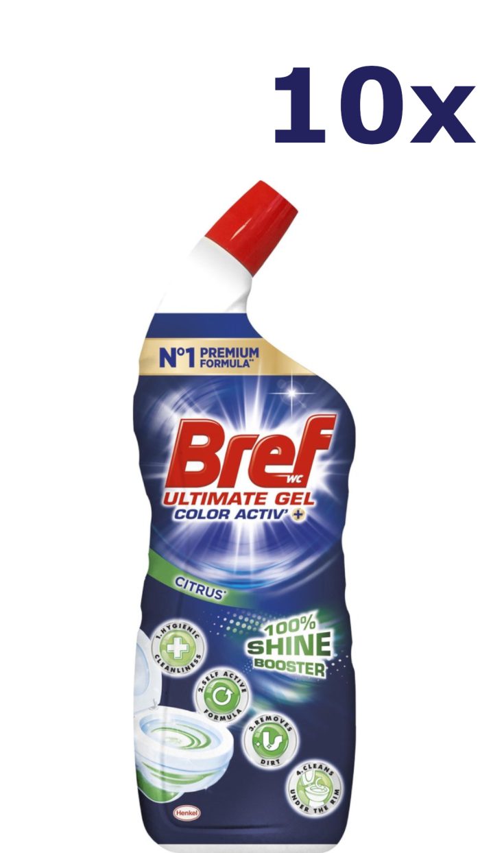 10x Bref Wc gel - 700ml - ultimate color activ citrus