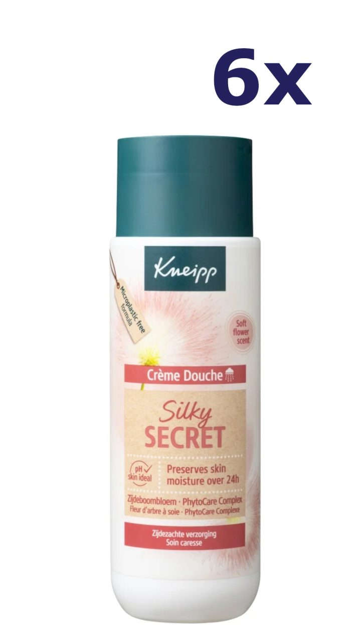 6x Kneipp Douche 200 ml Silky Secret