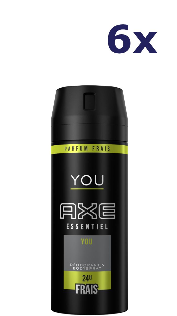 6x Axe Deodorant - You Essentiel 150ML