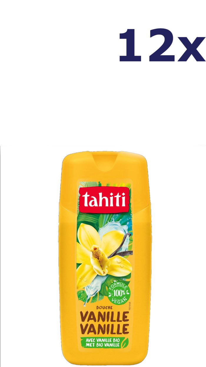 12x Tahiti Douchegel - 300ml - vanille