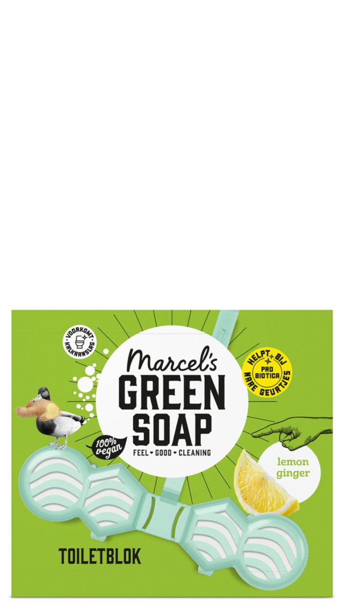 Marcel’s Green Soap Toiletblok – Citroen & Gember