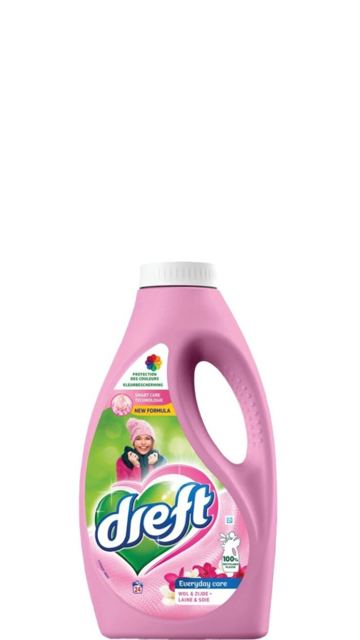 Dreft Liquid - 24sc1,32L - every day care morning wol & zijde