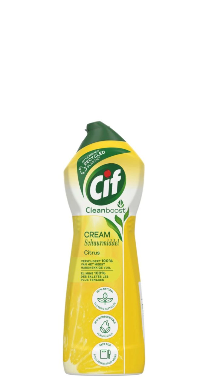 Cif Schuurmiddel Cream Citroen 750 ml