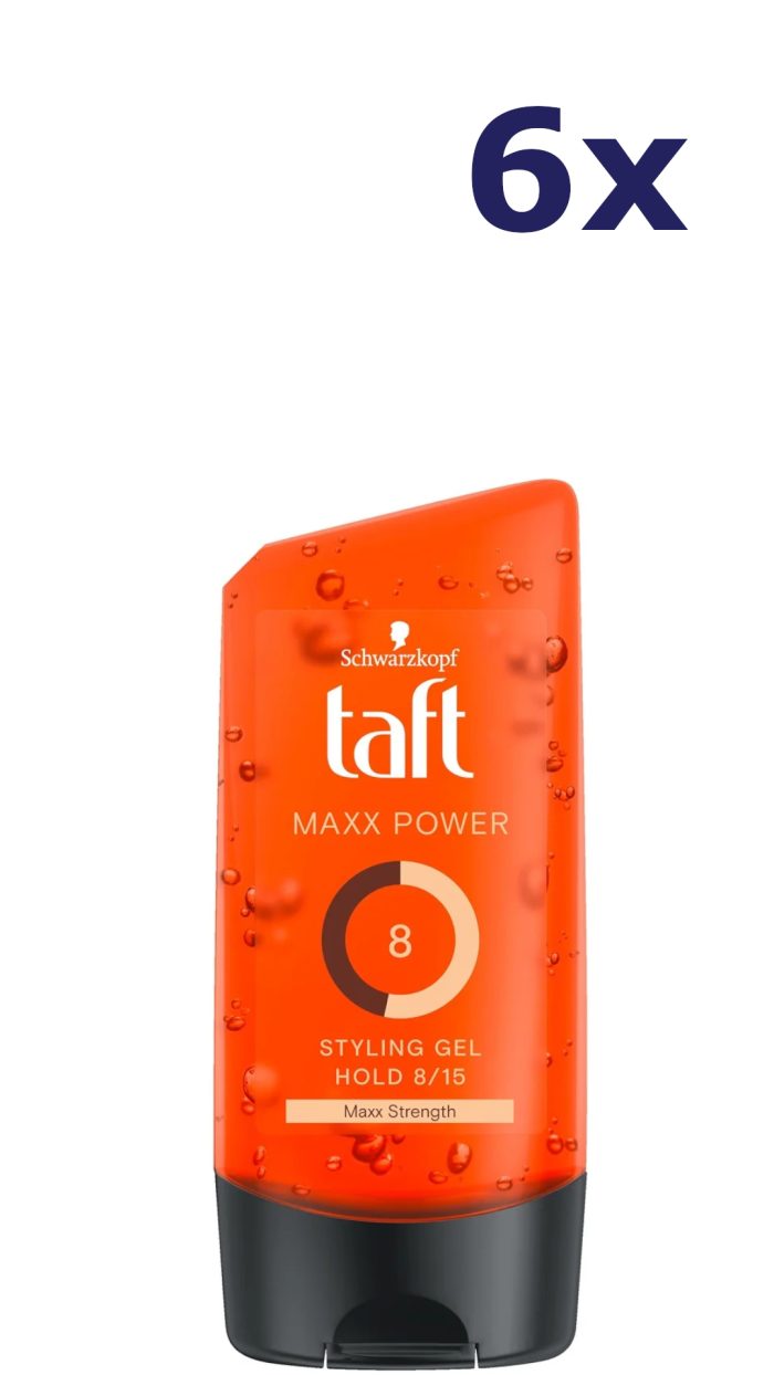 6x Taft Gel 150 ml Max Power