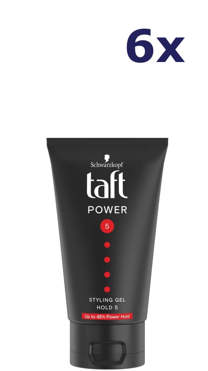 6x Taft Gel 150 ml Power Hold 5