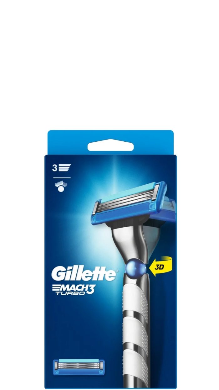 Gillette Mach3 Turbo Apparaat + 2mesjes