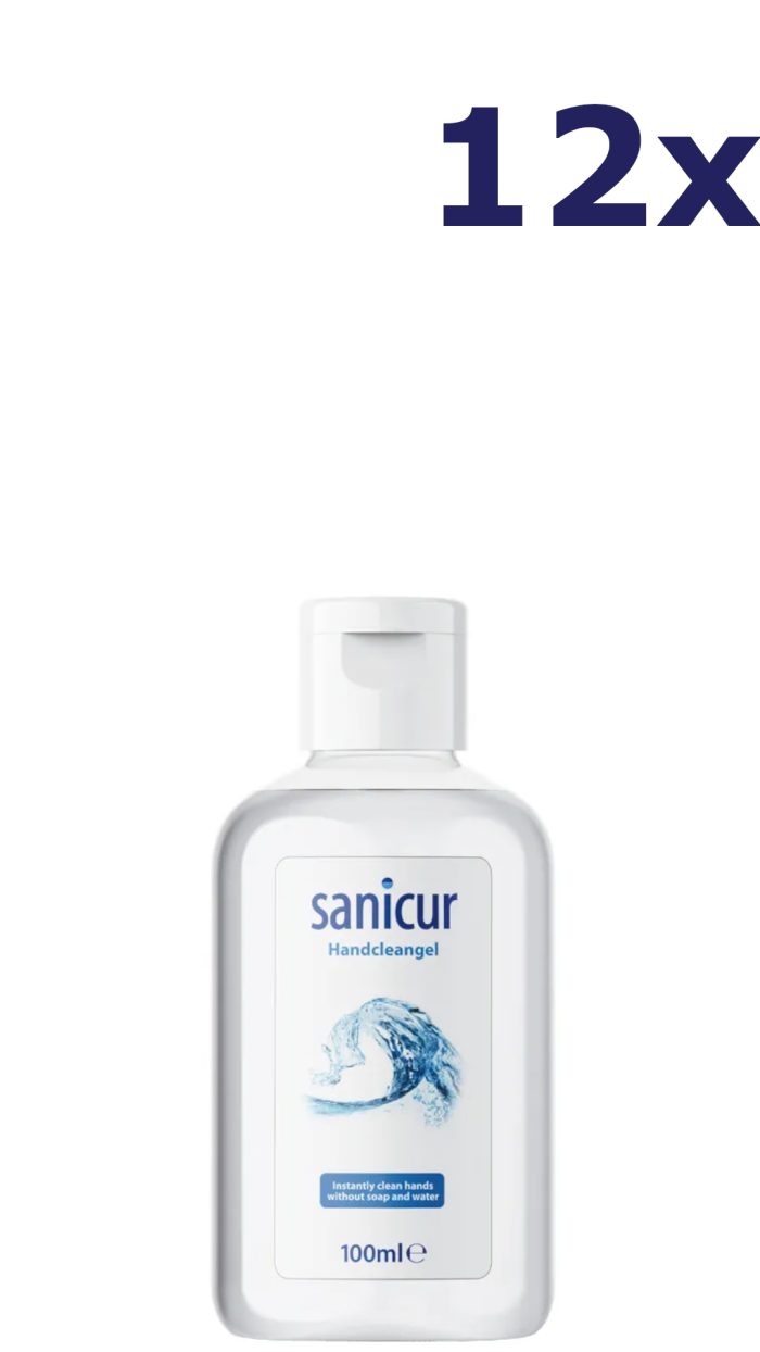 12x Sanicur 100ml handgel  Antibacteriël