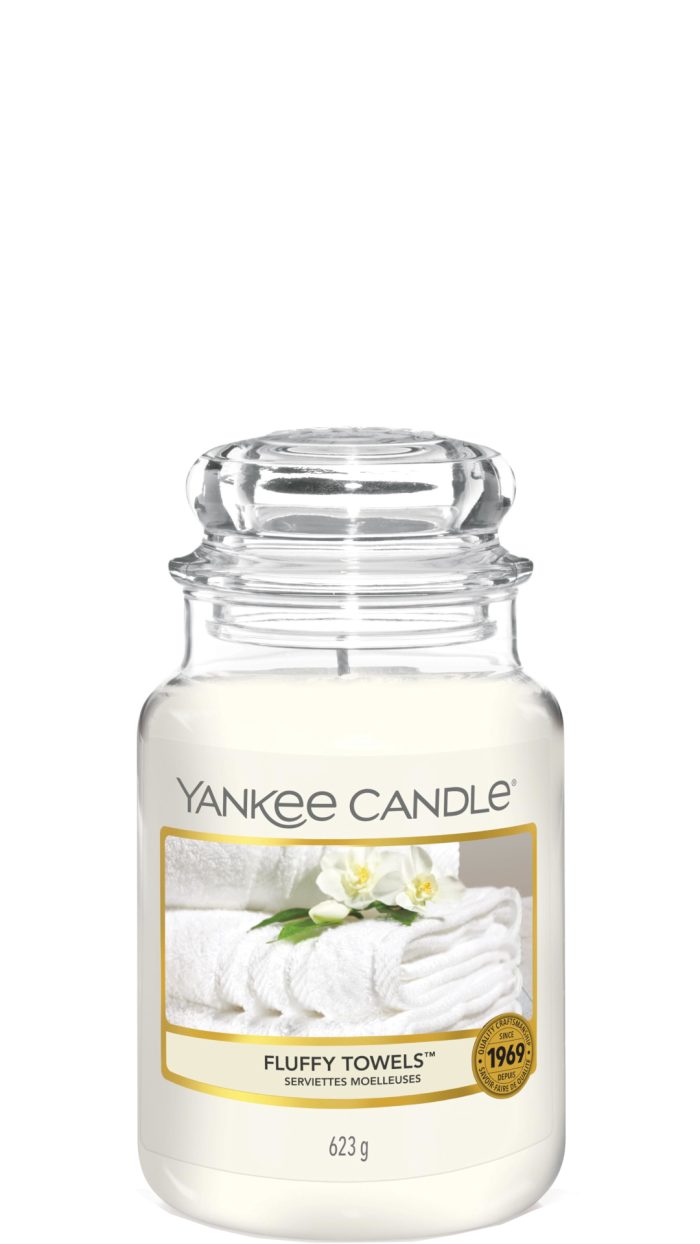 Yankee Candle – Fluffy Towels Large 623 gr