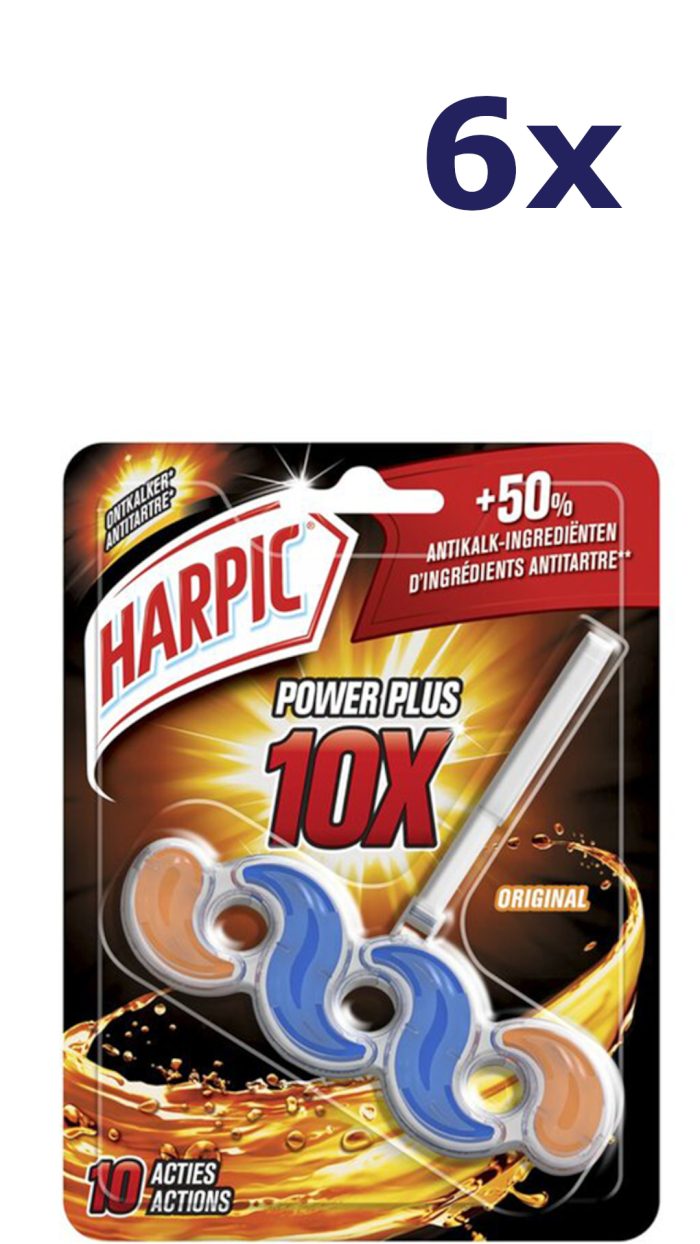 6x Harpic 35gr power plus toiletblok original