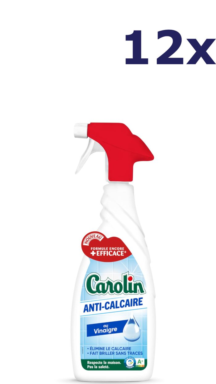 12x Carolin Spray - 650ml - anti-kalk - badkamer