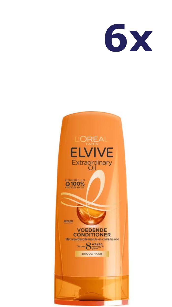 6x L’Oreal Elvive Conditioner – Extraordinary Oil 200 ml