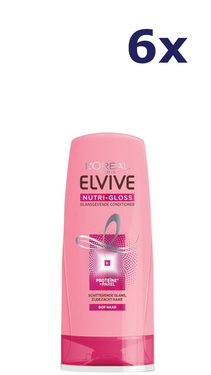 6x L’Oreal Elvive Conditioner – Nutri Gloss 200 ml